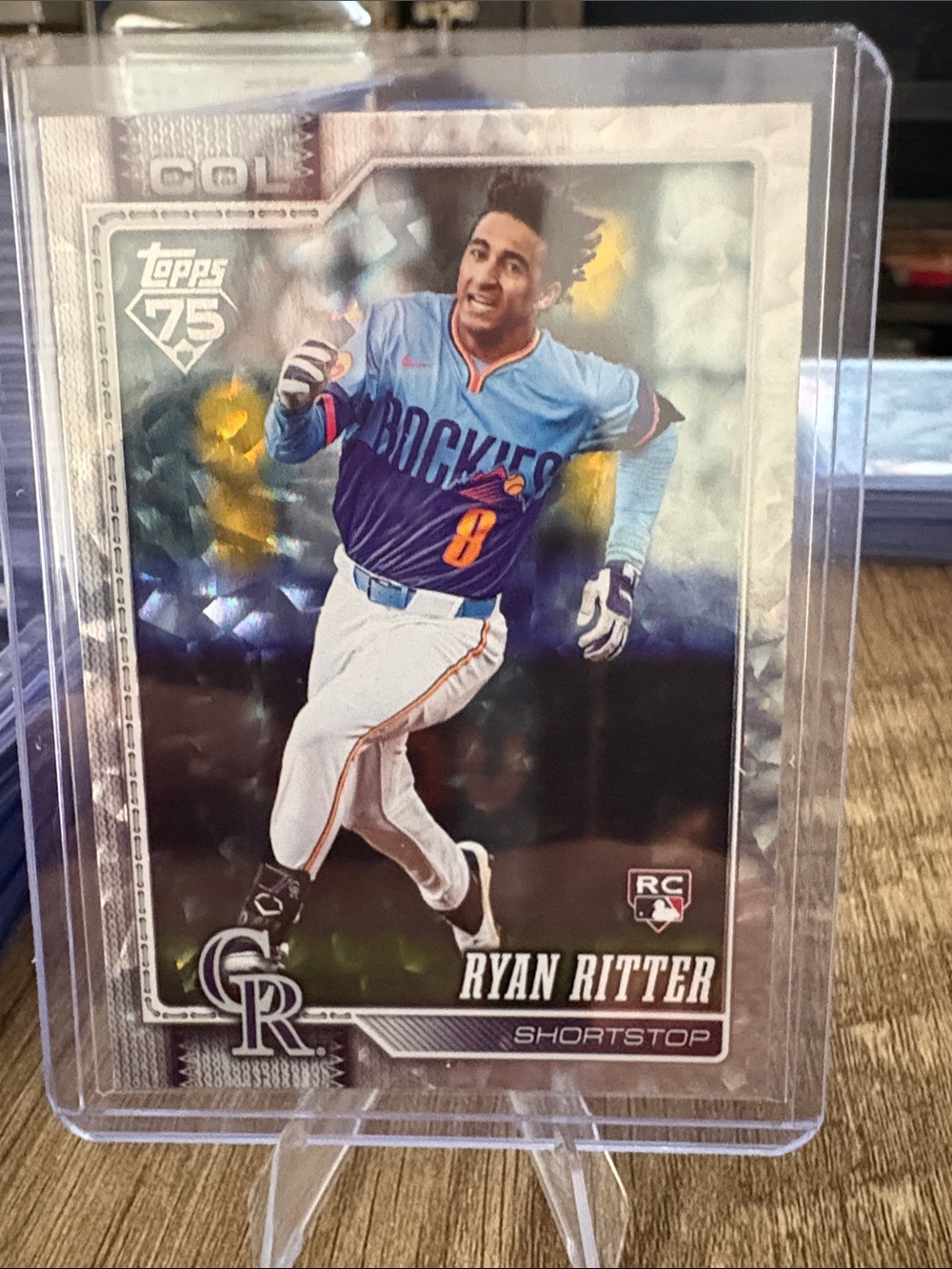 Topps Ryan Ritter Rookie Baseball Card - Refractor